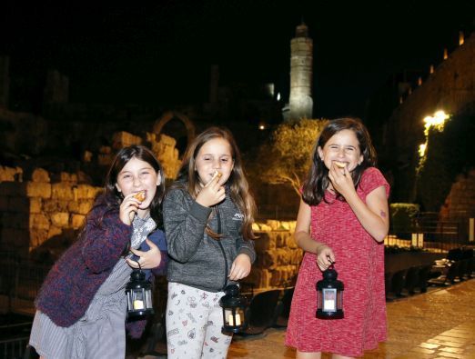 Hanukkah at the Tower of David - 1