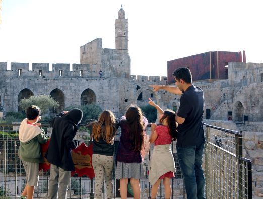 Hanukkah at the Tower of David - 3